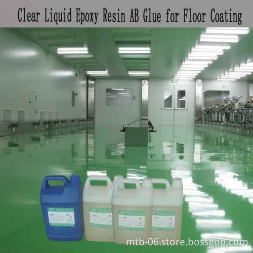 Liquid Epoxy Resin and Hardener for Factory Cement Floor Coating